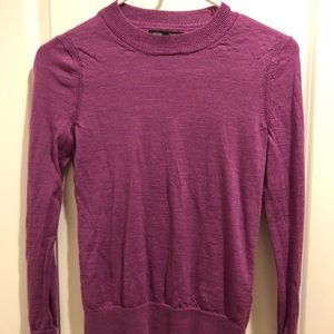 Purple Merino Wool Banana Republic Sweater